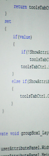 C# Coding Screenshot